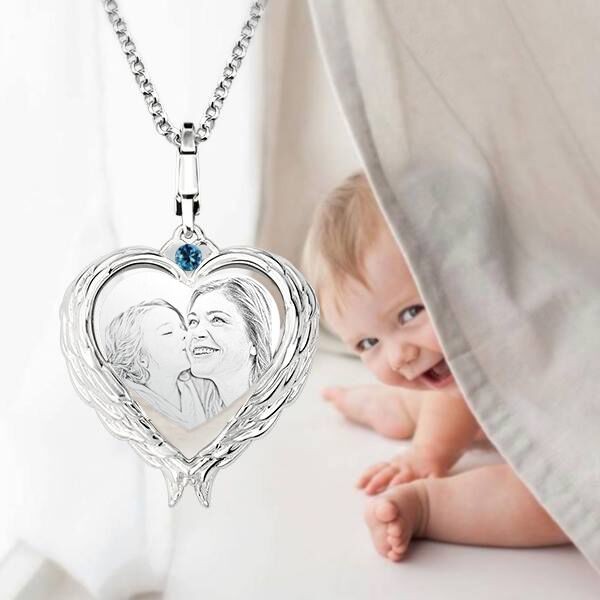 Love Wings - Photo Necklace
