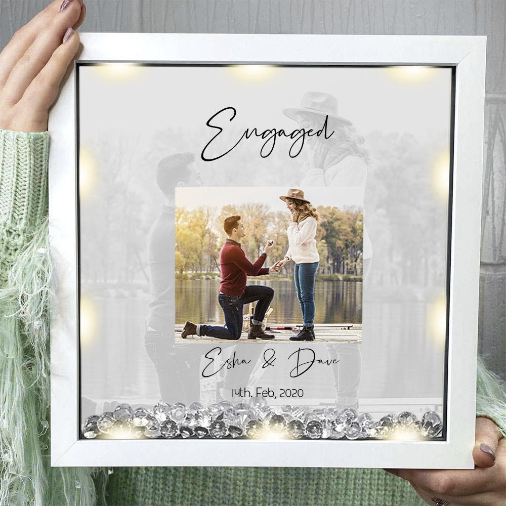 Personalized Couple Photo Frame Wedding Gift
