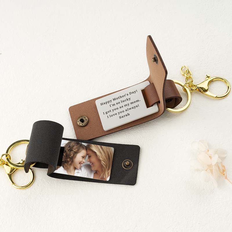 Personalized Photo Keychain For Mother's Day