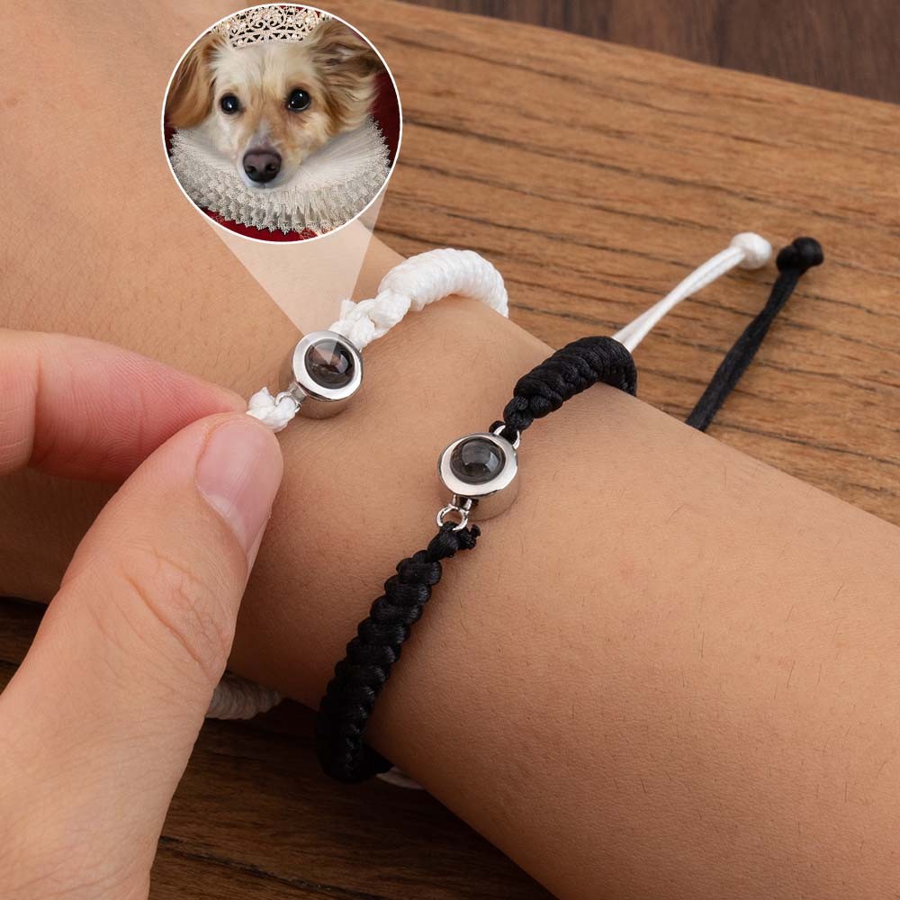 Personalized Memorial Photo Projection Bracelet For Pet