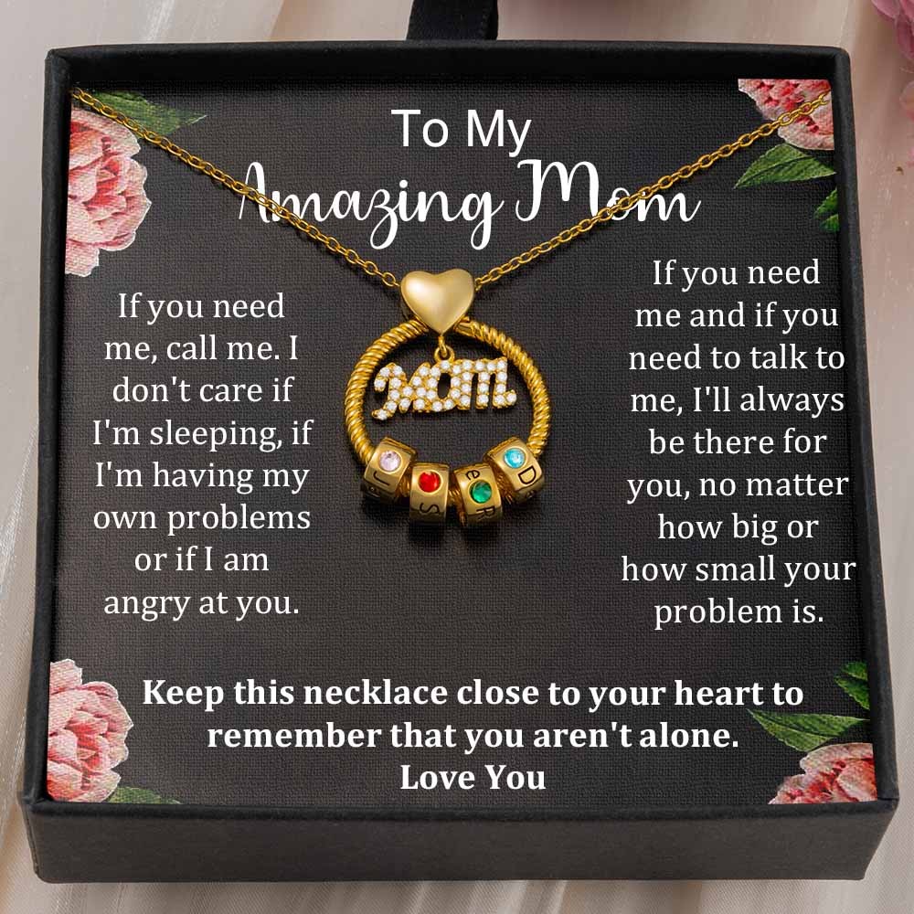 To My Amazing Mom Necklace From Daughter Son Gift Ideas For Mother's Day