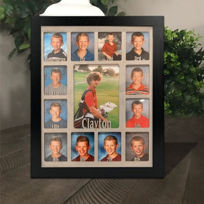 Personalized 3D K-12 School Years Photo Frame Display Back to School Gifts