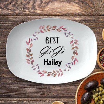 Best Gigi Ever Personalized Platter For Mother's Day