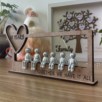 20 Years Together We Have it All Personalized Sculpture Figurines 20th Anniversary Christmas Gift