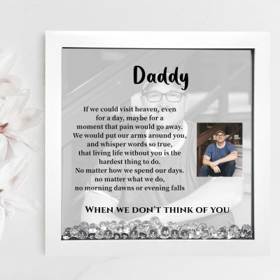 Personalized Daddy Memorial Photo Frame Keepsake