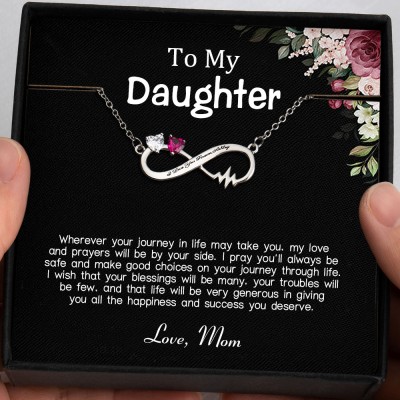 Personalized To My Daughter From Mom Infinity Necklace