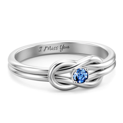 Promise Personalized Birthstone Ring