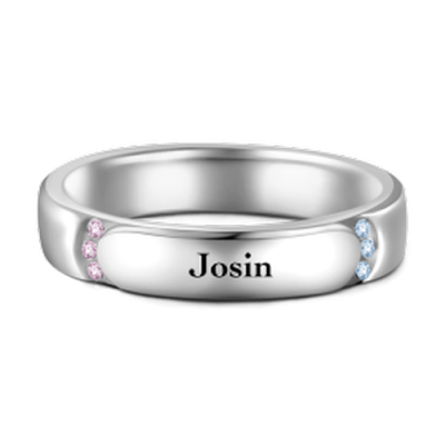 Engravable Promise Ring