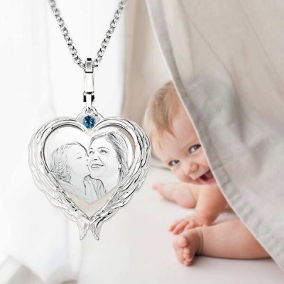 Love Wings - Photo Necklace
