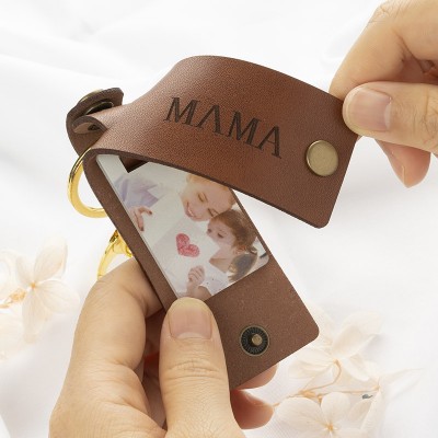 Personalized Photo Keychain For Mother's Day