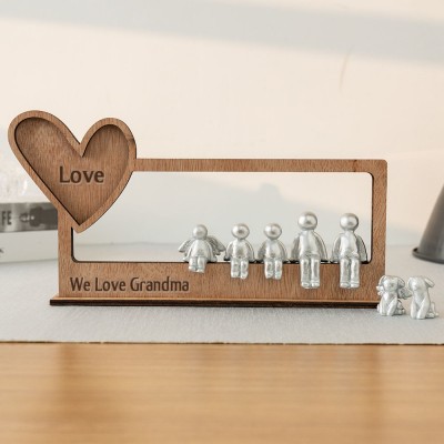 Personalized Figurines Mini Figures Mother's Day Anniversary Gift Ideas For Mom Grandma