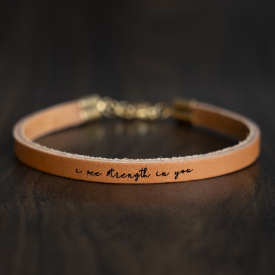 I See Strength In You Encouragement Bracelet Support Gift