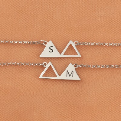 Personalized Best Friend Sister Friendship Necklaces