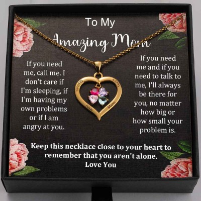 To My Mom Necklace Gift From Daughter Son Gift Ideas For Mother's Day Birthday