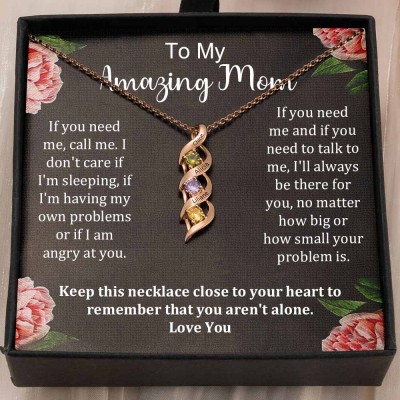 To My Mom Necklace From Daughter Son Gift Ideas For Mother's Day
