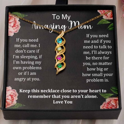 To My Mom Necklace From Daughter Son Gift Ideas For Mother's Day