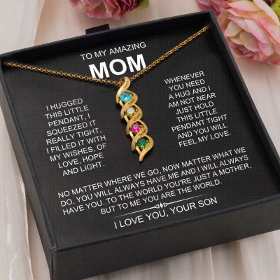 Personalized To My Mom Necklace From Son Gift Ideas For Mother's Day