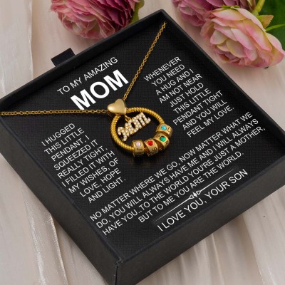 To My Amazing Mom Necklace From Son Gift Ideas For Mother's Day