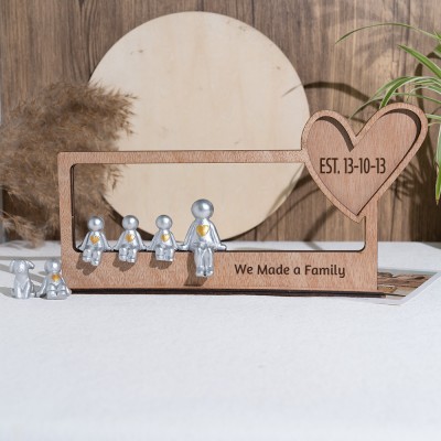 Our Little Family Personalized Sculpture Figurines For Mom Grandma Christmas Day Gift Ideas
