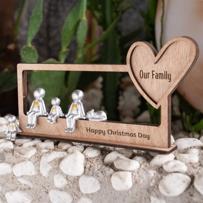 Our Family Personalized Sculpture Figurines For Mom Grandma Christmas Day Gift Ideas