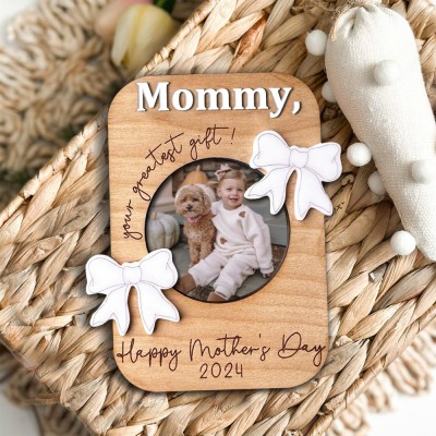 Custom Fridge Photo Magnet For Mom Printed with Your Favorite Memories Mother’s Day Gift