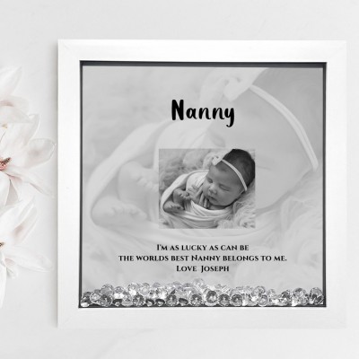 Personalized Nanny Memorial Photo Frame Keepsake