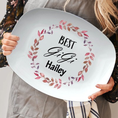 Best Gigi Ever Personalized Platter For Mother's Day