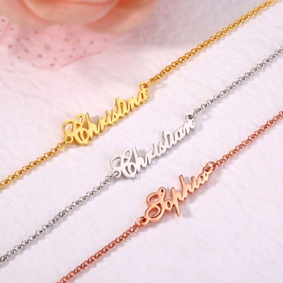 Personalized Gold Name Bracelets