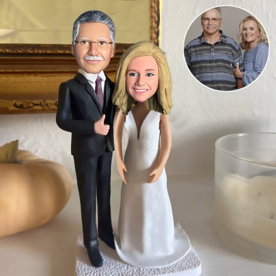 Custom Bobble Head Couple Anniversary Wedding Gift Ideas