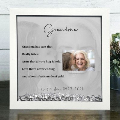 Personalized Memorial Grandma Photo Frame Keepsake