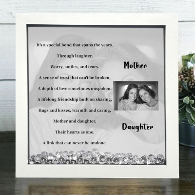 Personalized Mother & Daughter Memorial Photo Frame Keepsake