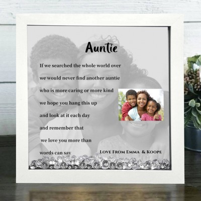 Personalized Auntie Memorial Photo Frame Keepsake