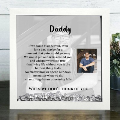 Personalized Daddy Memorial Photo Frame Keepsake
