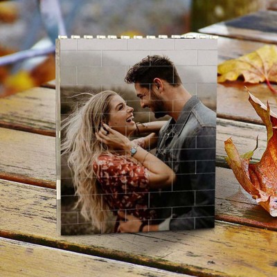 Personalized Photo Block Puzzle Building Brick Anniversary Birthday Valentine's Day Gift Ideas