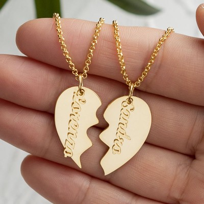 Personalized Couple Name Necklace Valentine's Day Gift