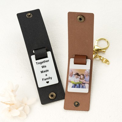 Personalized Photo Keychain For Family