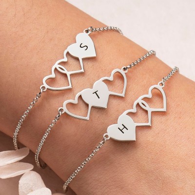 Personalized Three Best Friend Sister Friendship Bracelets For 3