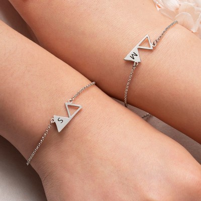 Personalized Best Friend Sister Friendship Bracelets For 2