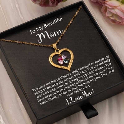 To My Mom Necklace Gift From Daughter Son Gift Ideas For Mother's Day Birthday