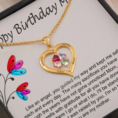 To My Mom Necklace Gift From Daughter Son Gift Ideas For Mother's Day Birthday