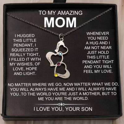 Personalized To My Mom Necklace From Son Gift Ideas For Mother's Day