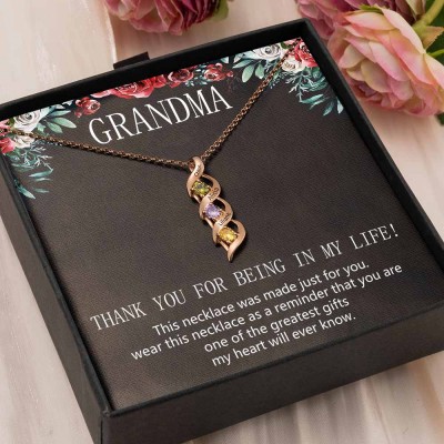 Personalized To My Grandma Necklace From Grandkids Gift Ideas For Grandma Mother's Day