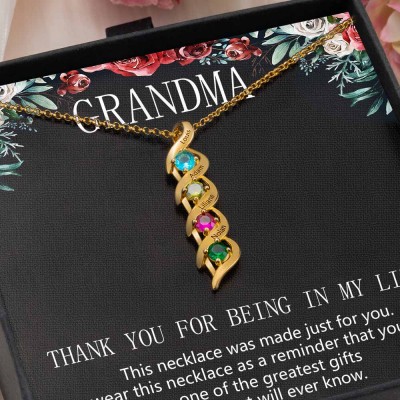 Personalized To My Grandma Necklace From Grandkids Gift Ideas For Grandma Mother's Day