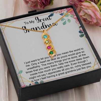 Personalized To My Grandma Necklace From Grandkids Gift Ideas For Grandma Mother's Day