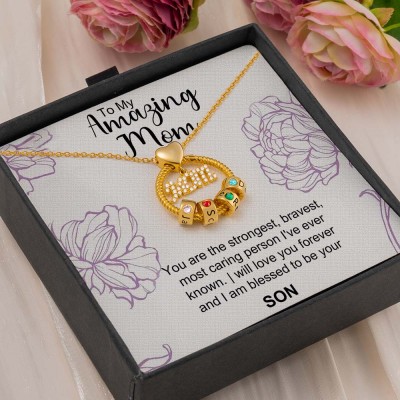 Personalized To My Mom Necklace From Son Gift Ideas For Mother's Day