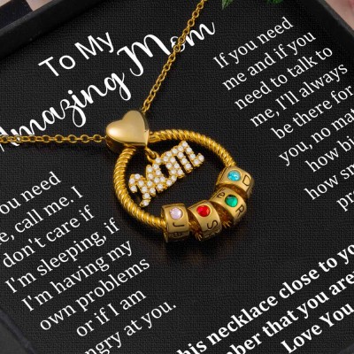 To My Amazing Mom Necklace From Daughter Son Gift Ideas For Mother's Day