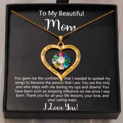 Personalized To My Mom Necklace Gift Ideas For Mother's Day Birthday