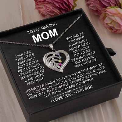 Personalized To My Mom Necklace From Son Gift Ideas For Mother's Day Birthday