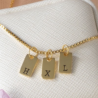 Personalized Initial Choker Name Necklaces For Her