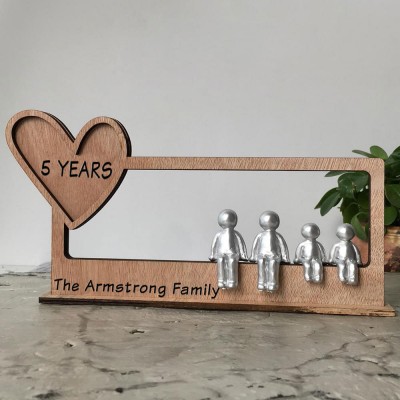 Personalized Sculpture Figurines Anniversary Christmas Gift Happy Mother's Day